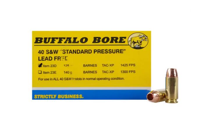 Buffalo Bore Standard Pressure Barnes TAC-XP Lead Free .40 S&W