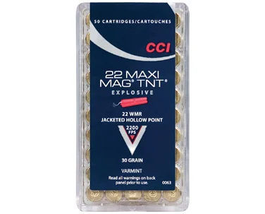 CCI Maxi-Mag TNT .22 WMR