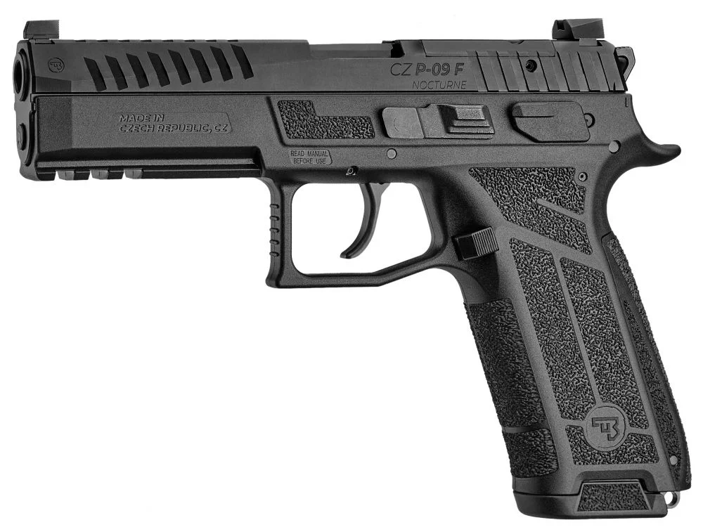 CZ-USA P-09 F Nocturne 9mm Black Polycoat Pistol